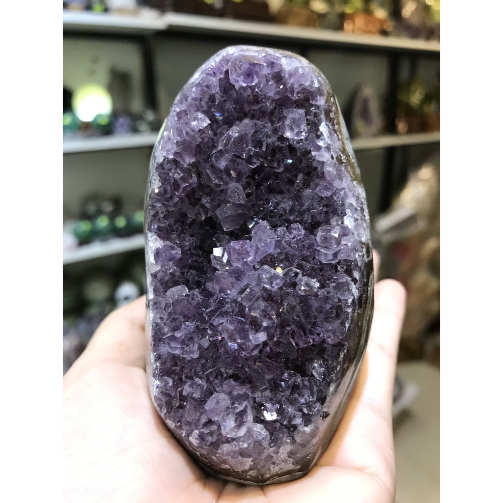 Đá thach anh tím tư nhiên để bàn dưới 500k - Chọn mẫu (TIM4) | BigBuy360 - bigbuy360.vn