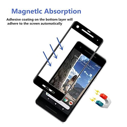 Kính Cường Lực Full Màn 4D Cho Google Pixel 2 - Đen