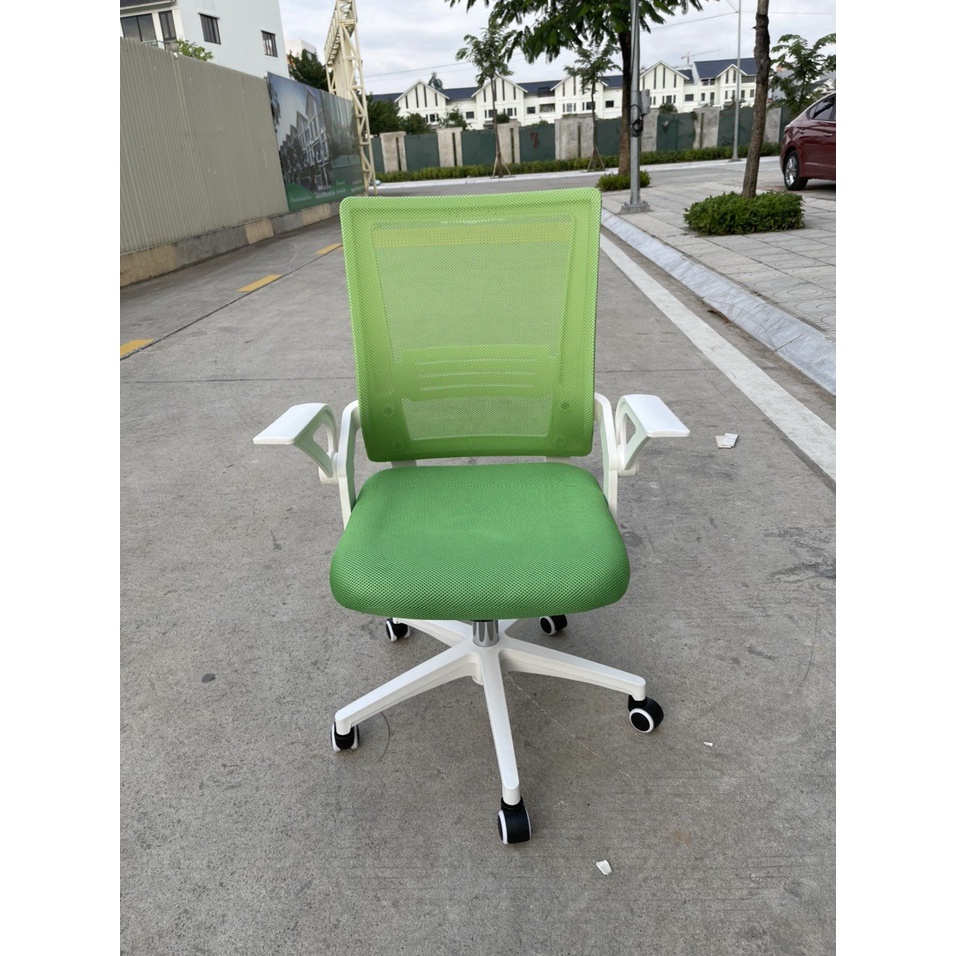 Ghế Văn Phòng Hiện Đại Chống Mỏi Tay Vịn Điều Chỉnh, Ghế Lưới Làm Việc Chân Xoay Nâng Hạ Chiều Cao Di Chuyển GHP063