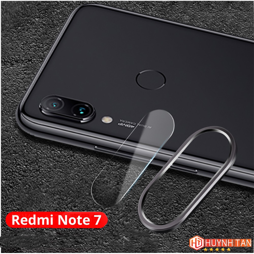 Combo Viền Nhôm + Cường lực camera Xiaomi Redmi Note 7/ Note 7 Pro bảo vệ toàn diện