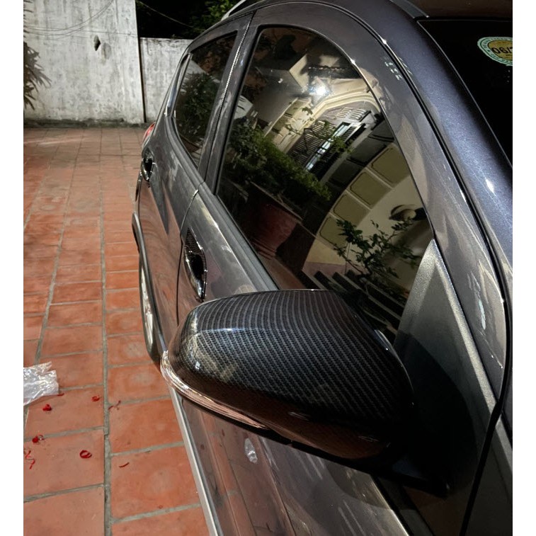 Bộ 2 Ốp Gương Xe Vinfast Fadil 2018 2019 2020 2021 Mẫu Carbon thể thao cao cấp