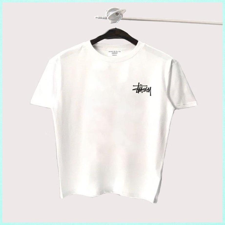 Áo Thun STUSSY Tay lỡ Áo Phông Nam Nữ STUSSY Form Rộng