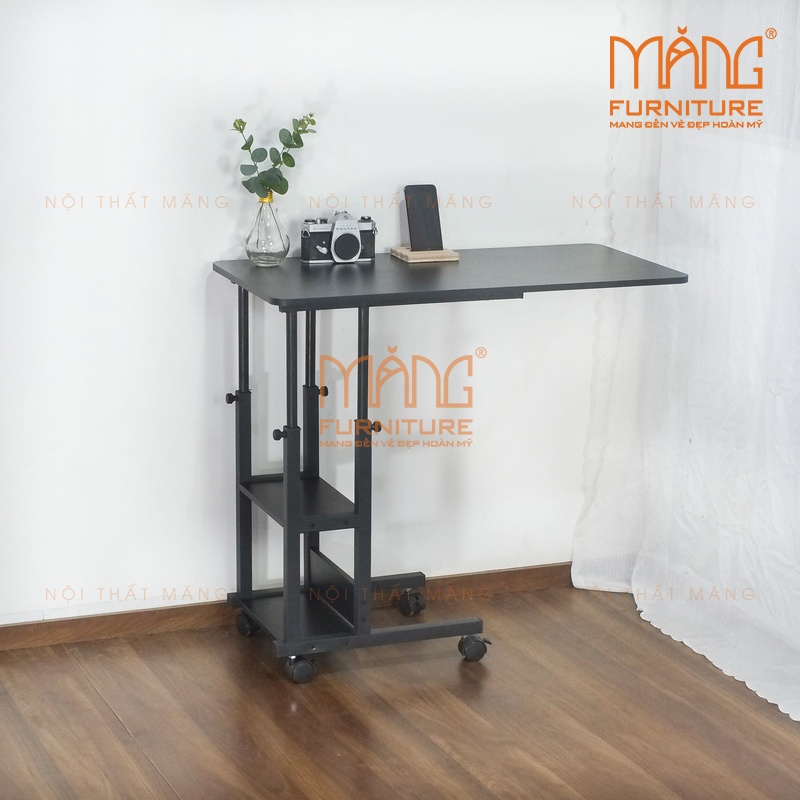 Bàn làm việc trên giường kiểu mới, nâng hạ chiều cao thông minh mẫu blv23