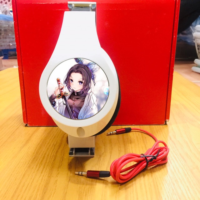 Tai nghe heatphone trùng trụ kochou shinobu kimetsu no Yaiba mẫu ngẫu nhiên