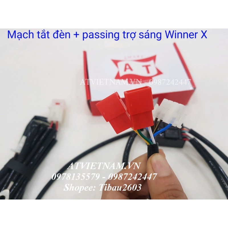 Mạch tắt mở đèn chính và trợ sáng cho WINNER X
