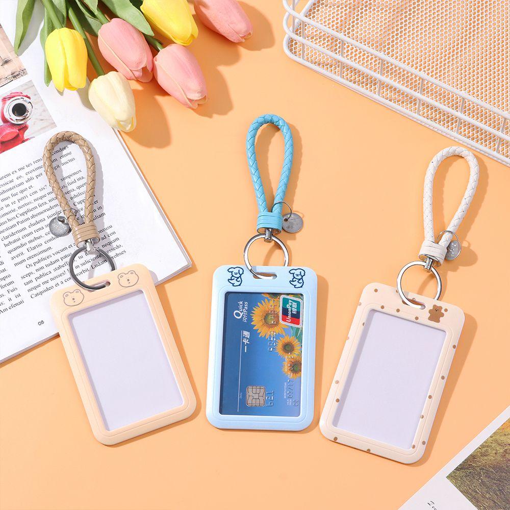 Bao Đựng Thẻ Ngân Hàng Bằng Nhựa Màu Cầu Vồng Sáng Tạo