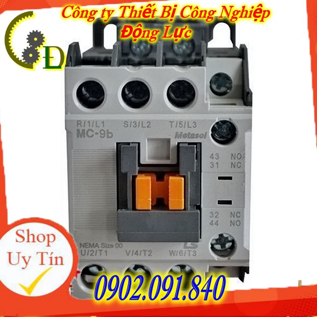 Contactor LS 3 Pha, Khởi động từ LS MC-9b AC220V/AC380V. Công tắc tơ.Cam kết hoàn tiền đổi trả nếu có bất cứ sai sót gì