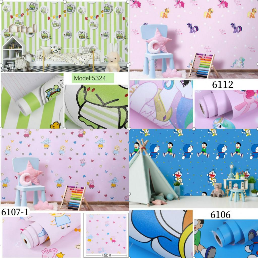 [Giá Sỉ] 10m giấy dán tường HOẠT HÌNH nhiều mẫu - khổ rộng 45cm