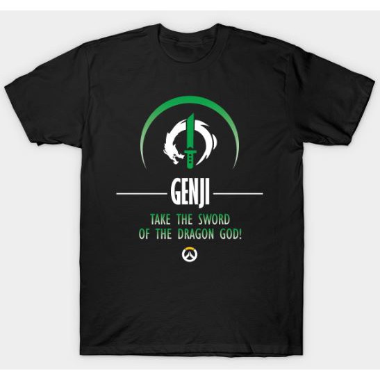 Áo Overwatch Genji màu đen đẹp siêu ngầu giá rẻ nhất