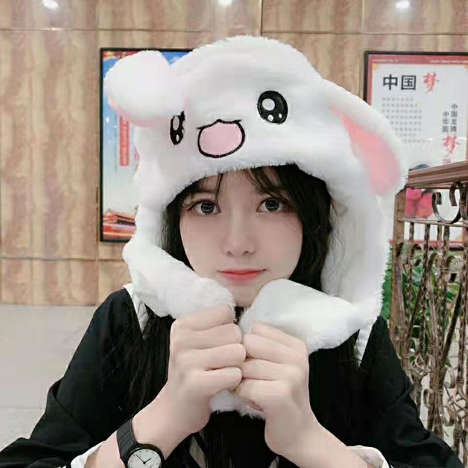 Mũ Len Dệt Kim Giữ Ấm Mùa Đông In Hình Pikachu/ Cinnamoroll/Pikachu Có Tai Chuyển Động Cho Bé Trai Và Bé Gái