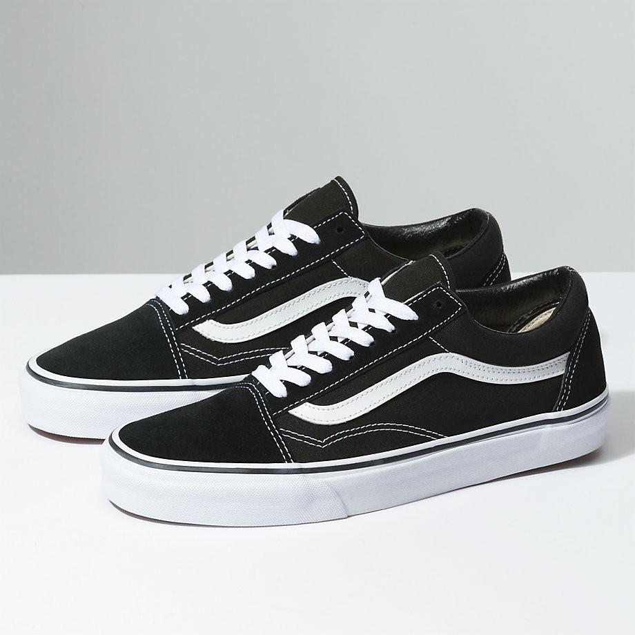 Giày Sneaker Nam, Giày Vans [REAL] Old Skool Black White cho nam nữ | BigBuy360 - bigbuy360.vn