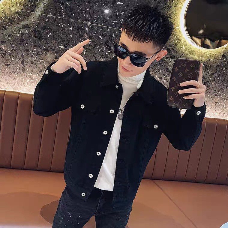 Áo khoác kaki nam unisex cao cấp -chất liệu kaki jean thoáng hút mồ hôi ( hàng chuẩn shop) Lady-Hn Store88 HKG003