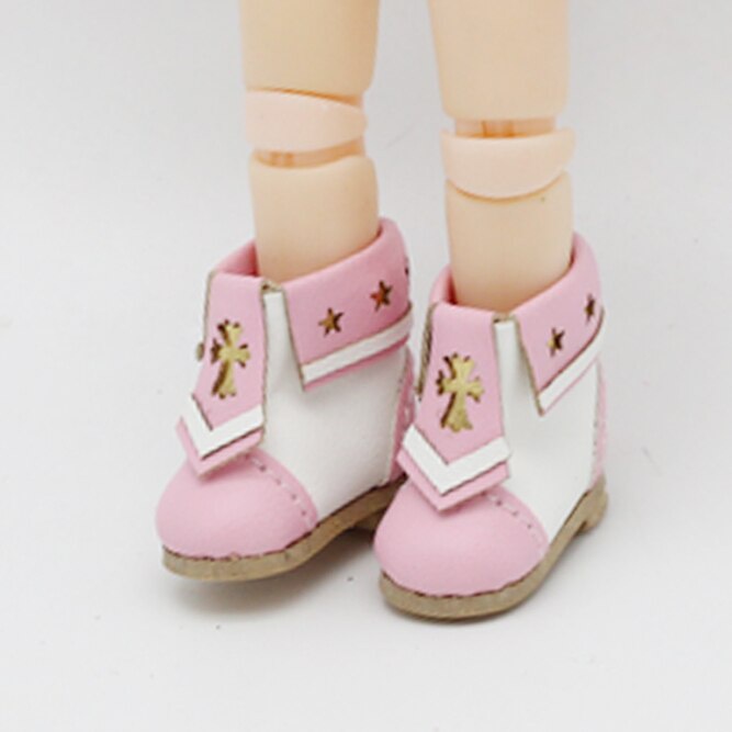 Giày Boot Thời Trang Cho Búp Bê BJD 1/12 BJD Pig,ob11,obitsu11,GSC 2.4*1.1cm