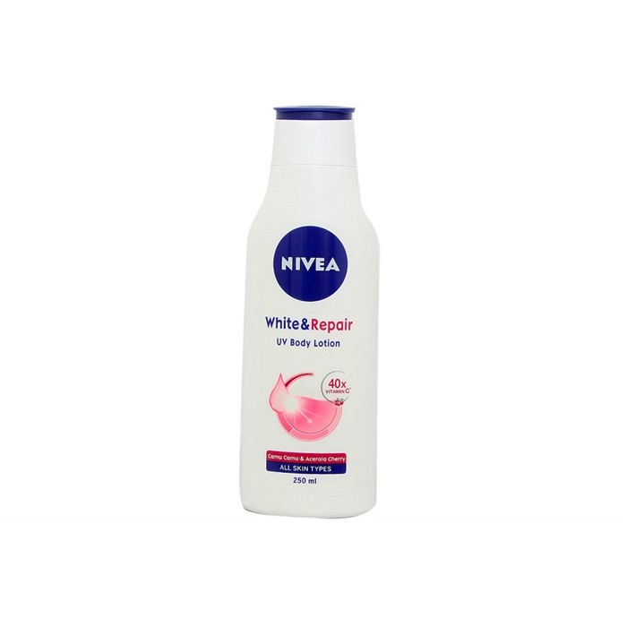 Sữa dưỡng thể Nivea trắng da & phục hồi tác hại tia UV 250ml 