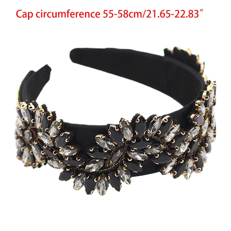 Băng Đô Đính Đá Pha Lê Nhiều Màu Hình Chữ S Phong Cách Baroque Phương Tây Sang Trọng Dành Cho Nữ