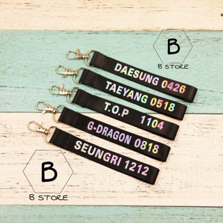 Nametag, strap Bigbang hologram phản quang