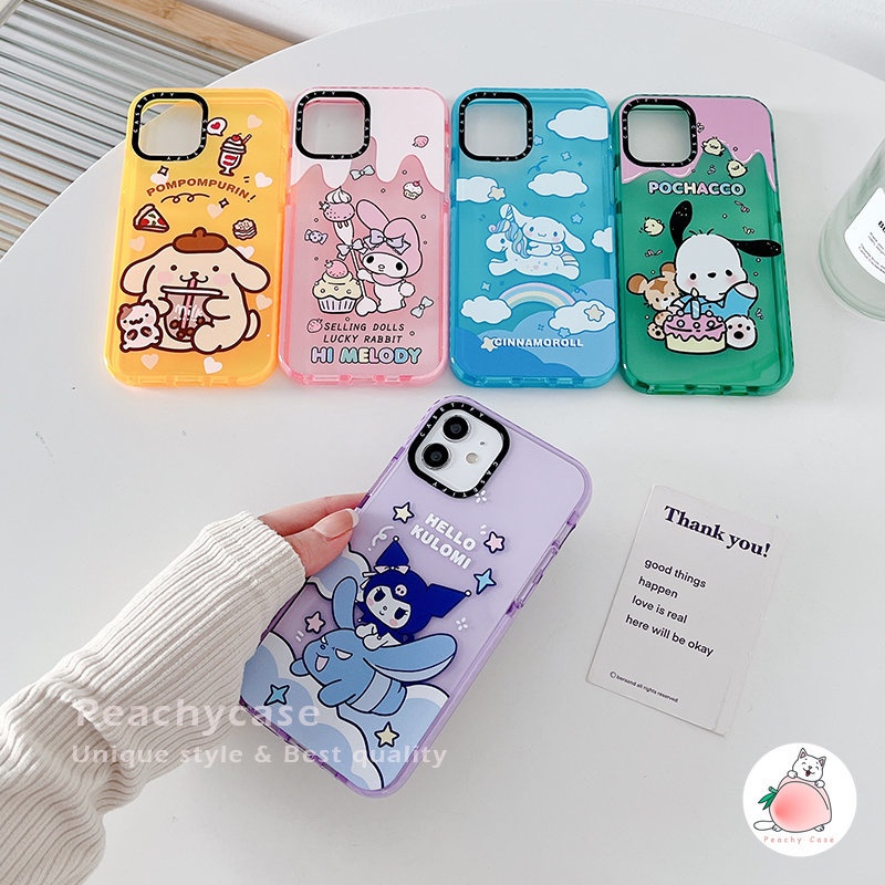 Ốp Điện Thoại TPU Mềm Dày Chống Bụi Hình Cinnamoroll Hoạt Hình Cho IPhone 14 13 12 Pro Max 11 Xr Xs Max X 6 7 8 Plus
