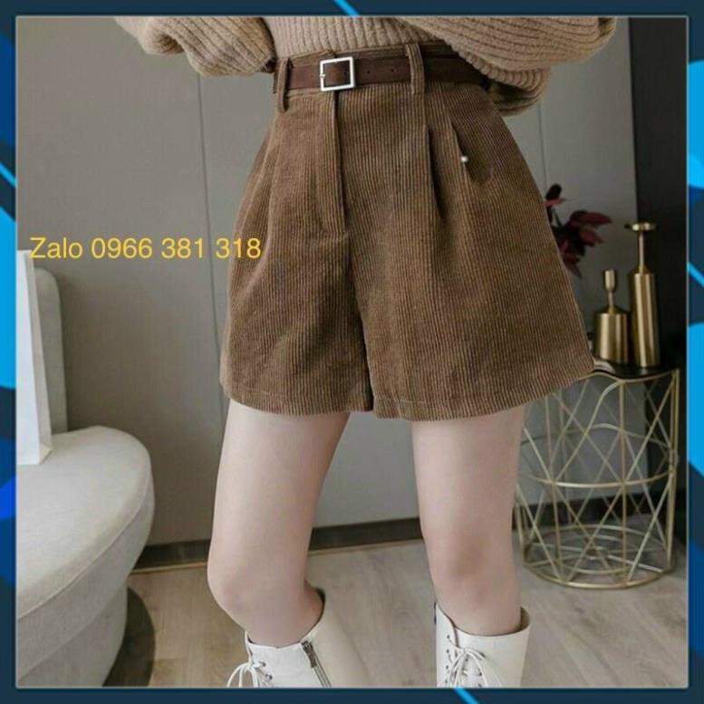 GIẢM 10K ĐƠN 0 ĐỒNG HÀNG CHÍNH HÃNG MÃ 66 quần short nữ chất nhung tăm siêu sang, quần đùi nhung sang trọng siêu xinh