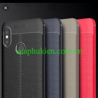 Ốp lưng giả da cao cấp cho xiaomi mi A2 /Mi 6X