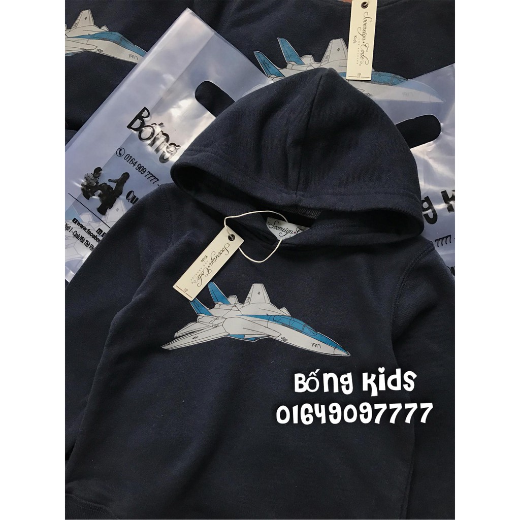 Áo Nỉ Bé Trai Máy Bay Vũ Trụ Navy Sovereign Codes 4y
