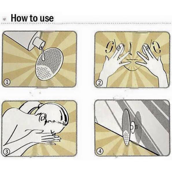 Hàng Nhật- Miếng Rửa Mặt Silicon Seiwapro Loven Making Cleansing Pad