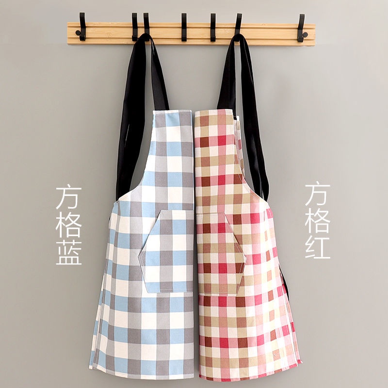 Tạp Dề Nấu Ăn Bằng Vải Cotton Nguyên Chất Thoáng Khí Thời Trang Dành Cho Nam Và Nữ