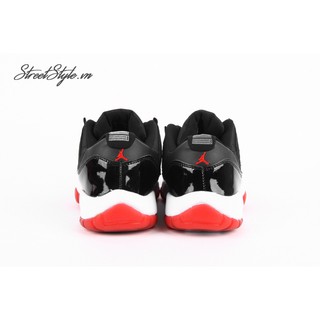 Giày Jordan 11 - Đen đỏ thấp - JD11-DEDOTHA