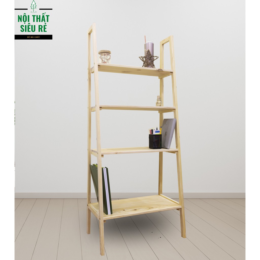 [SIÊU SALE 4/4] KỆ SÁCH ĐA NĂNG 4 TẦNG LẮP RÁP - A BOOKSHELF 4F