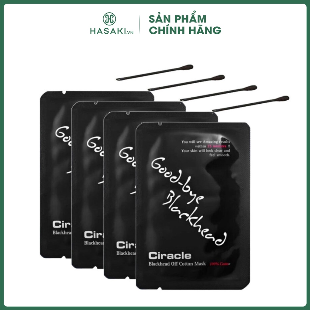 Miếng Serum Ciracle Đẩy Mụn Đầu Đen 1 Miếng Goodbye Blackhead Hasaki Sản phẩm chính hãng