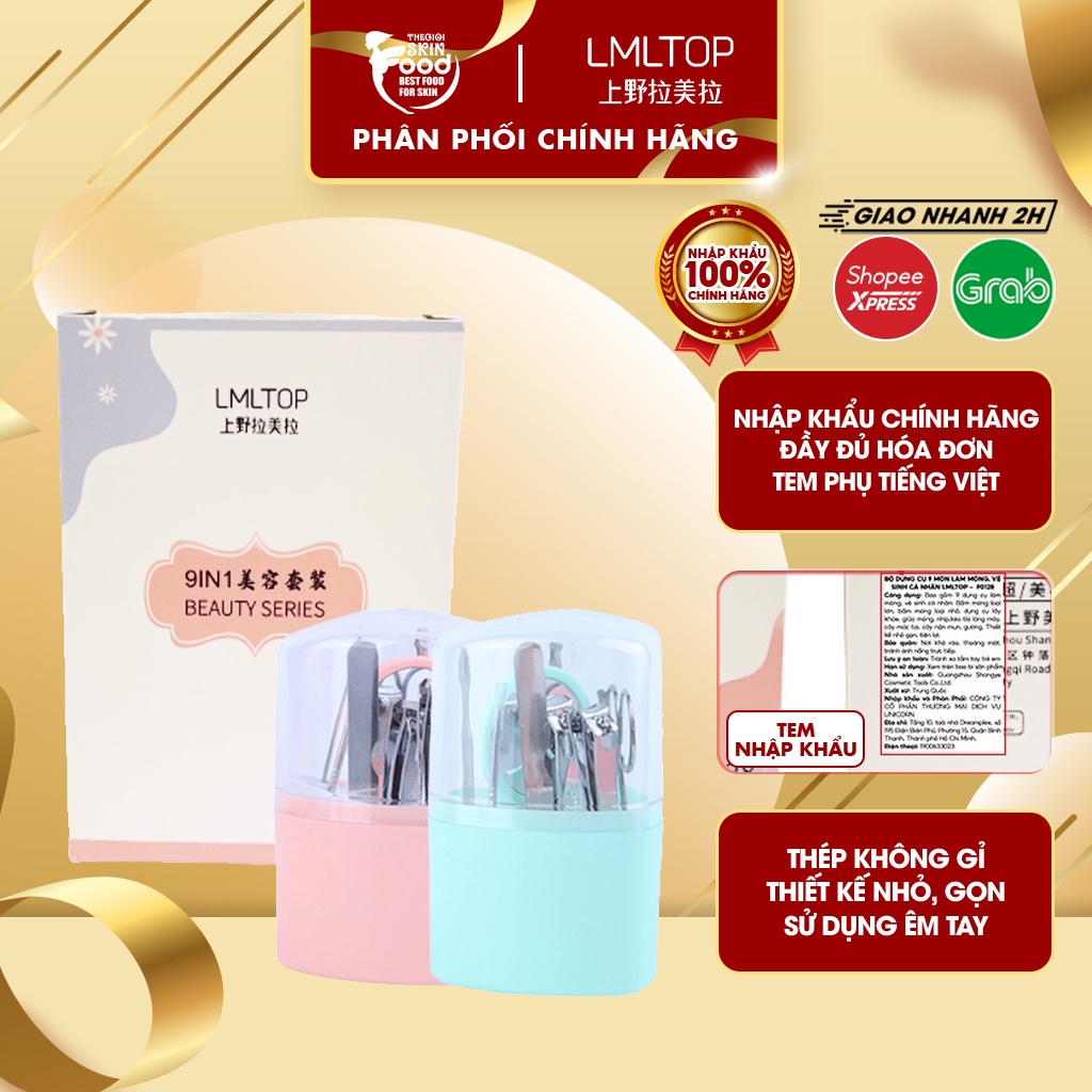 [HÀNG NHẬP KHẨU] Bộ Kiềm Cắt Móng Tay LMLTOP Beauty Series Manicure Tool (Màu Ngẫu Nhiên)
