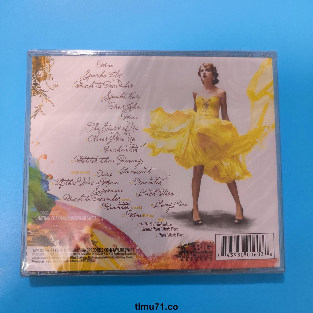 Taylor swift Bây Giờ Nói Chuyện album 2 Cd Cao Cấp tl61