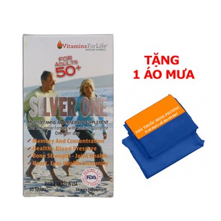 ✅ [CHÍNH HÃNG] Vitamin tổng hợp Silver One For Adults 50+ 60 viên
