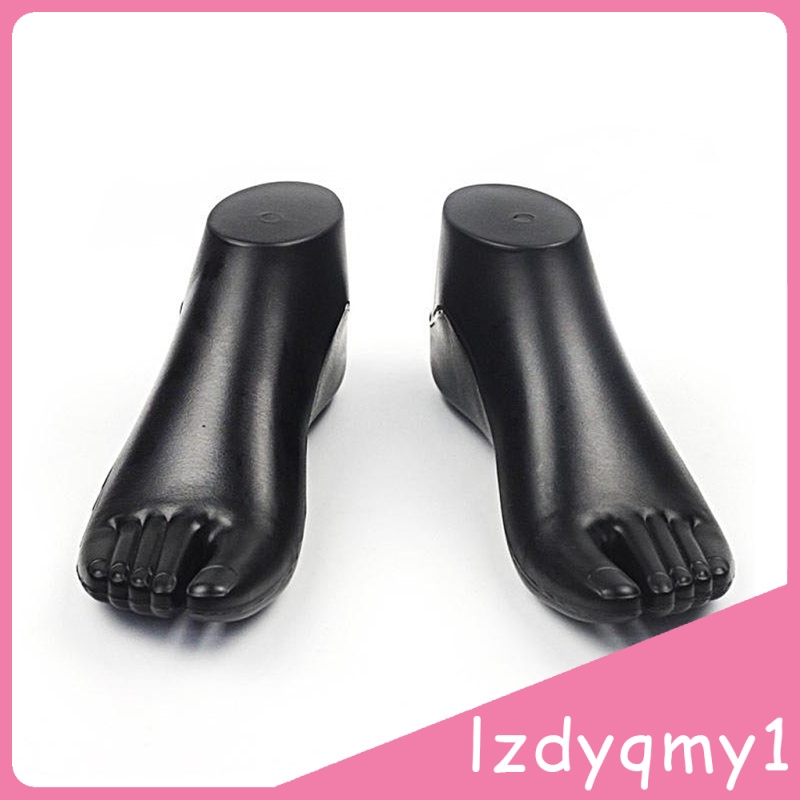 Pretty  1 Pair Female Model Feet Mannequin Foot Thong Sandal Shoes Sock Display Holder