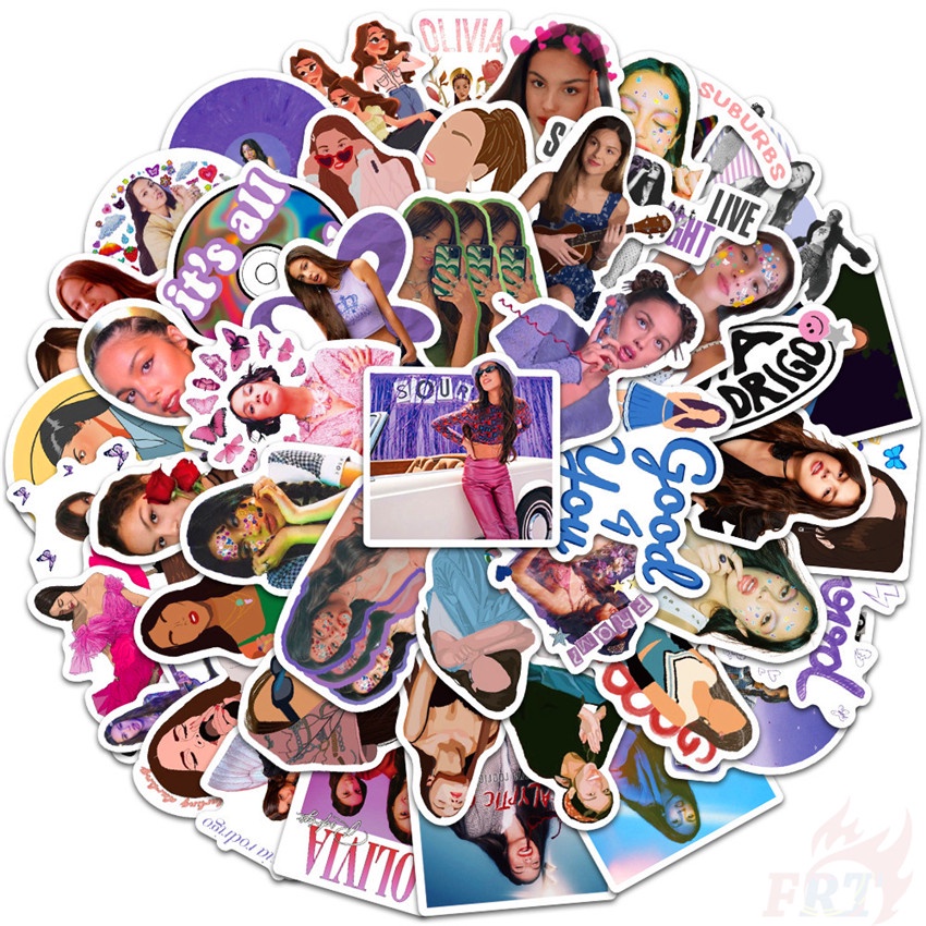 50Pcs/Set ❉ Olivia Rodrigo Series 04 Stickers ❉ DIY Waterproof Fashion Doodle Decals Stickers