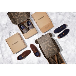 Giày Thể Thao Sneaker Nam - Nữ ShoeX Coffee Captoe Oxford CFS Phân Hủy Sinh Học, Chống Tia UV, Thân Thiện Môi Trường