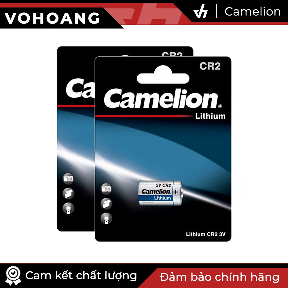 Bộ 2 Pin Camelion loại 3V - CR2 (Bạc)