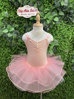 Váy múa ballet dây kép đan lưng (có sỉ từ 5c)
