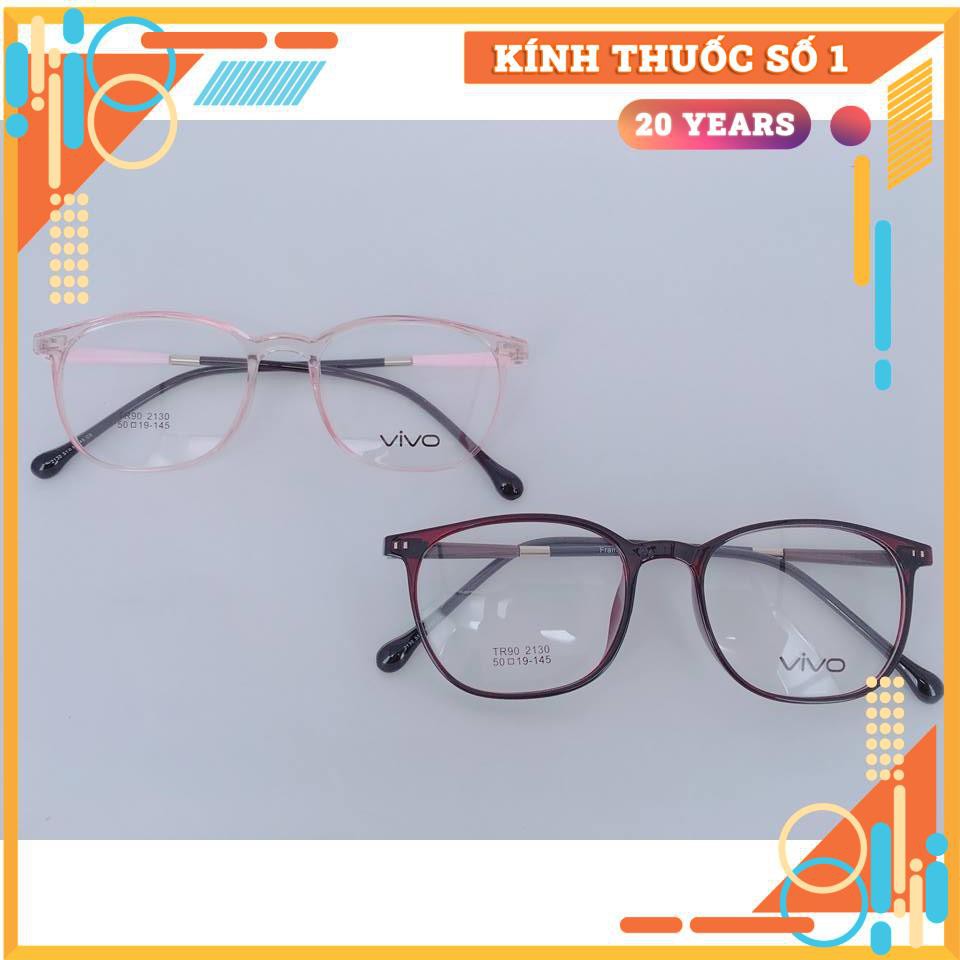 Kính gọng dẻo Vivo siêu nhẹ - Dáng mắt mèo