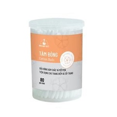 3 hủ tăm bông BBT bạch tuyết (hủ 80 que)