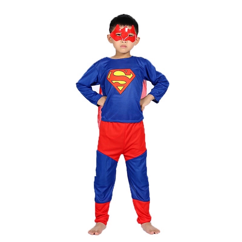 Bộ Đồ Hóa Trang Siêu Anh Hùng Người Nhện / Người Dơi Độc Đáo Cho Bé Dịp Halloween