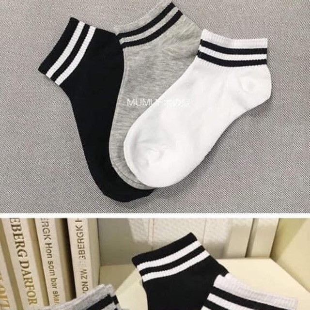 Set tất đen trắng đl