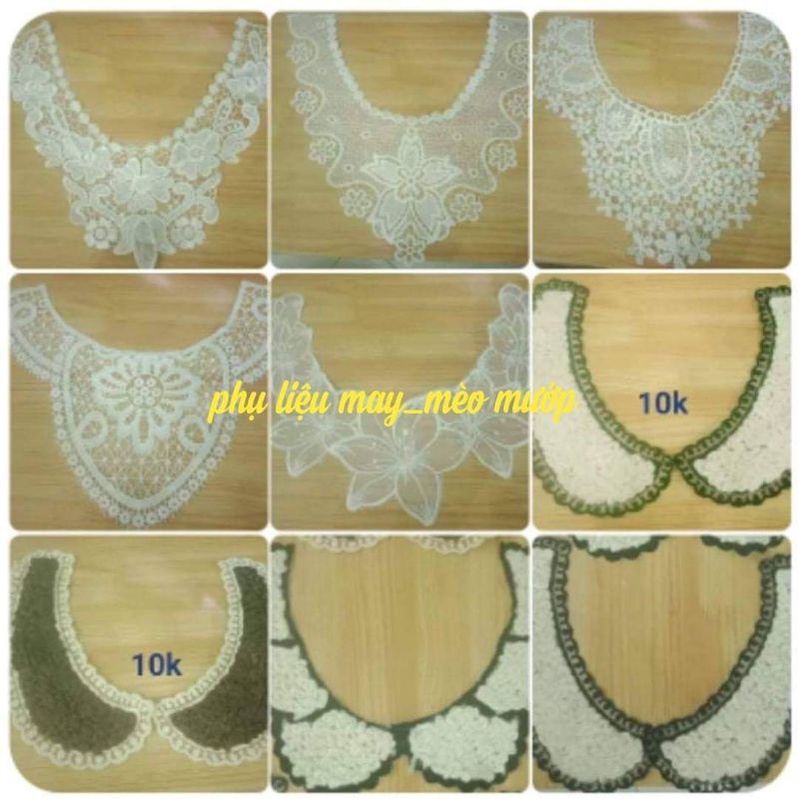 Ren cổ áo nhiều mẫu