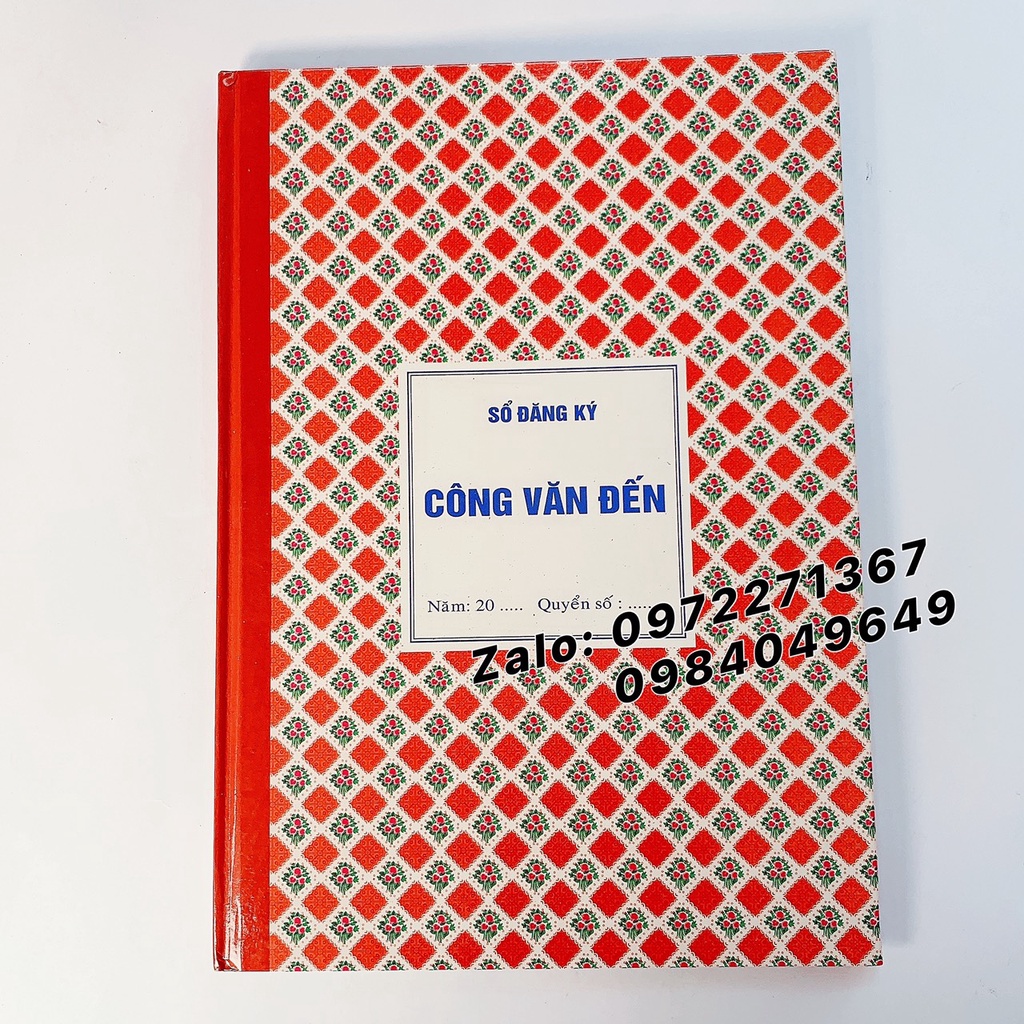 Sổ công văn đến - Công văn đi 160 trang MS - 6034