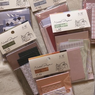 P058 - Note Paper Package - Bộ giấy nền nhiều màu