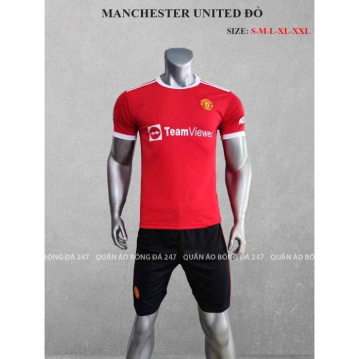 Quần Áo Bóng Đá Đội Tuyển Manchester United, MU Bộ Bóng Đá Ronaldo MK Mùa 2021-2022 - Cao Cấp 2022
