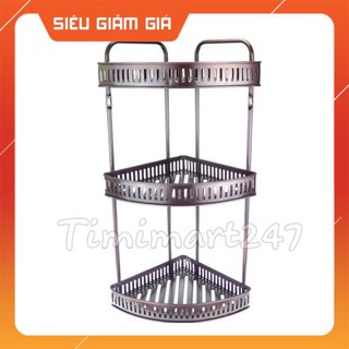 Kệ góc kiểu Nhật 3 tầng cao cấp - Kệ sơn tĩnh điện chống rỉ