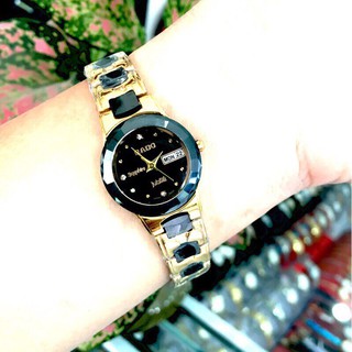 ĐỒNG HỒ CASUAL NỮ DÂY ĐÁ VIỀN ĐÁ SAPPHIRE MÀU TRẮNG CỰC ĐẸP
