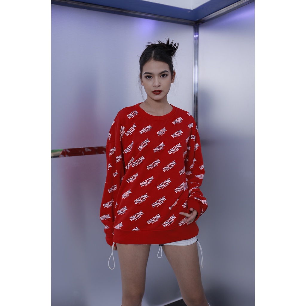 Áo Sweater Form Rộng Mùa Đông Sweater Gozzone  - Màu Đỏ | BigBuy360 - bigbuy360.vn