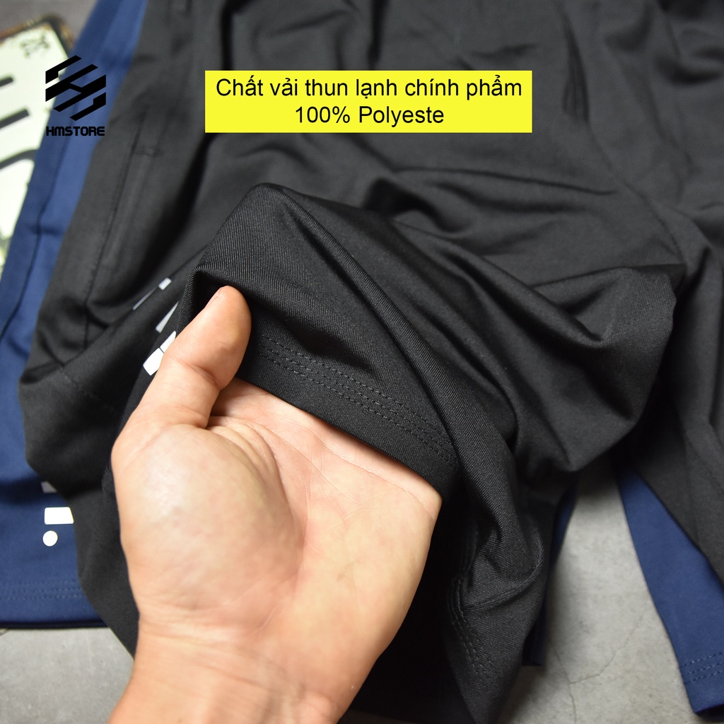 Quần đùi nam thể thao mã  chất thun lạnh chính phẩm 100% Polyeste.