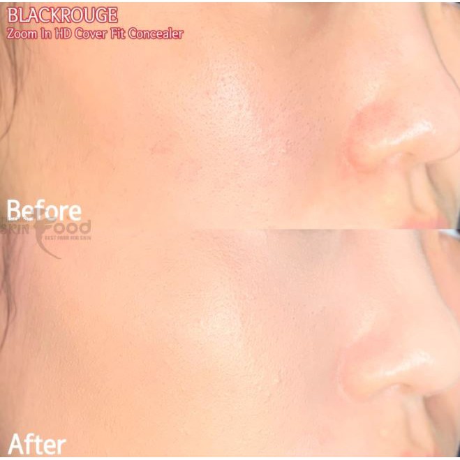Kem Che Khuyết Điểm Che Phủ Hoàn Hảo, Tự Nhiên Black Rouge Zoom In HD Cover Fit Concealer 3g | BigBuy360 - bigbuy360.vn